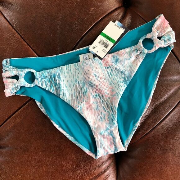 Isabella Rose Ring Side Hipster Bikini Bottom NWT L - Picture 2 of 7